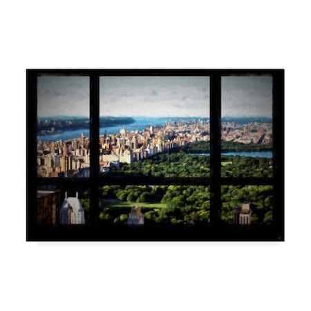 Philippe Hugonnard 'Central Park View From The Window' Canvas Art,22x32